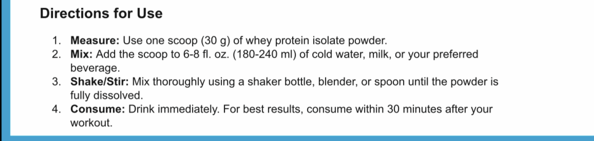 Procore Nutrition Isolate Whey Protein 2KGS